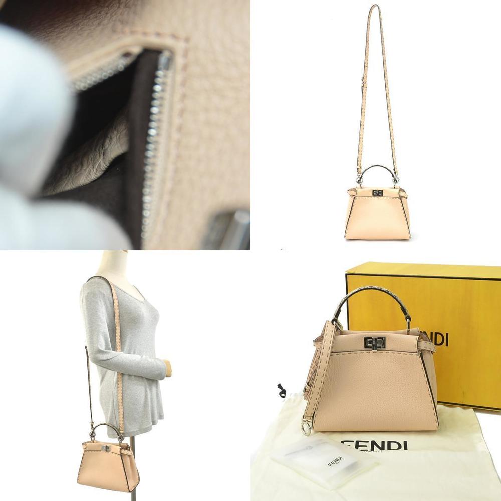 Fendi Crossbody Shoulder Small Python Bag Peekabo… - image 5